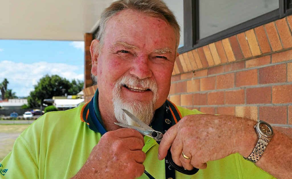 Mike Keim, co-ordinator of Warwick Shave for a Cure and leukaemia survivor, will shave his beard for the 12th year in a row this Saturday. Mike Keim, co-ordinator of Warwick Shave for a Cure and leukaemia survivor, will shave his beard for the 12th year in a row this Saturday.